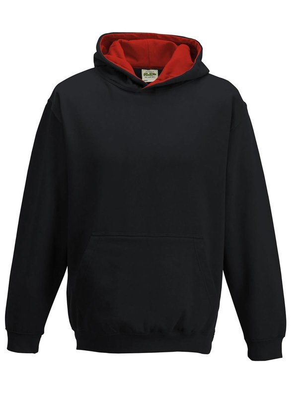 jet black/fire red